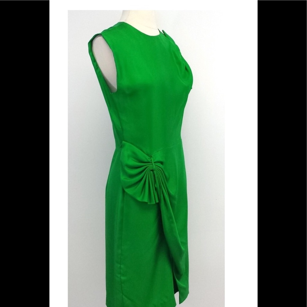 DVF green dress
